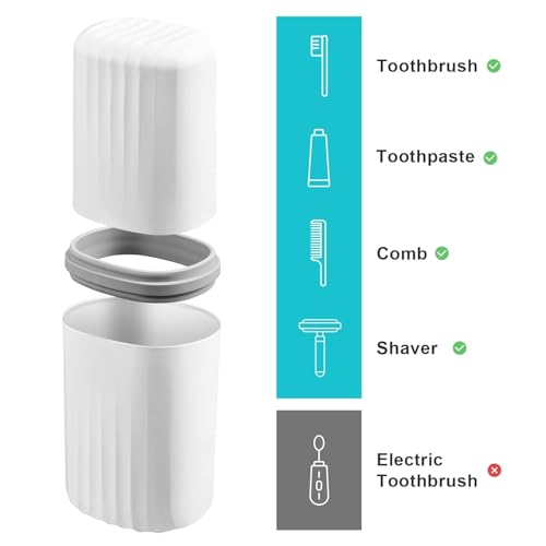 Toothbrush Holder Multipurpose Storage Holder Cover Organizer