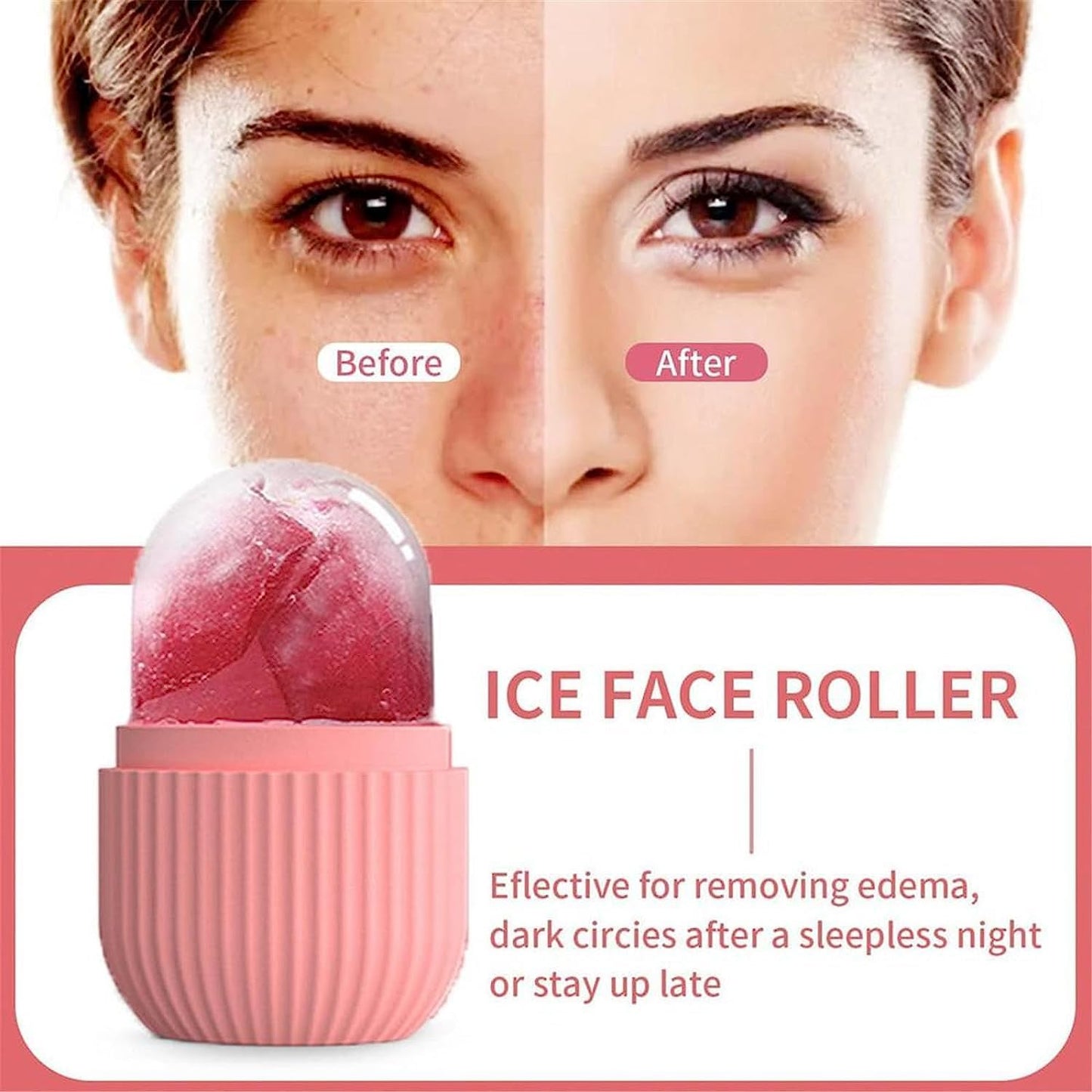 Ice Roller For Face And Eye(Pink)